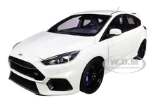 2016 FORD FOCUS RS FROZEN WHITE 1/18 MODEL CAR BY AUTOART 72951