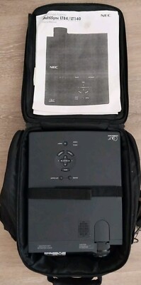 Projector Film Movies Video MultiSync & Manual & Travel Case Retro NEC LT84 MINT