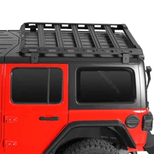 Roof Rails Rack Cargo Carrier Aluminum Fit 2018-25 Jeep Wrangler JL Gladiator JT