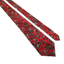 Balancine Mickey Disney Tie Works Mens Necktie Tie Paisley Designer Power Red