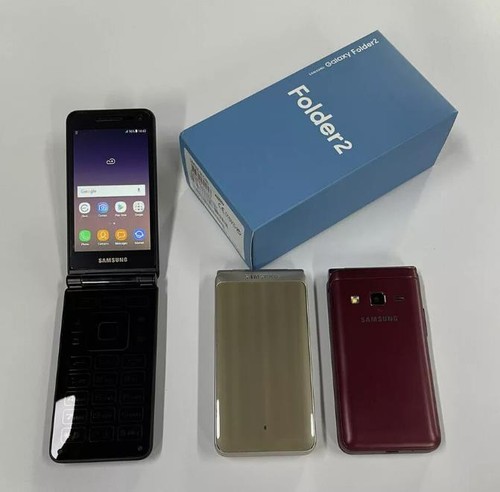 Samsung Galaxy Folder2 SM-G1650 Dual SIM Flip Unlocked SmartPhone - New Sealed