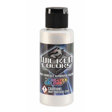 Createx Wicked Colors W352 Platinum 2oz. water-based universal airbrush paint