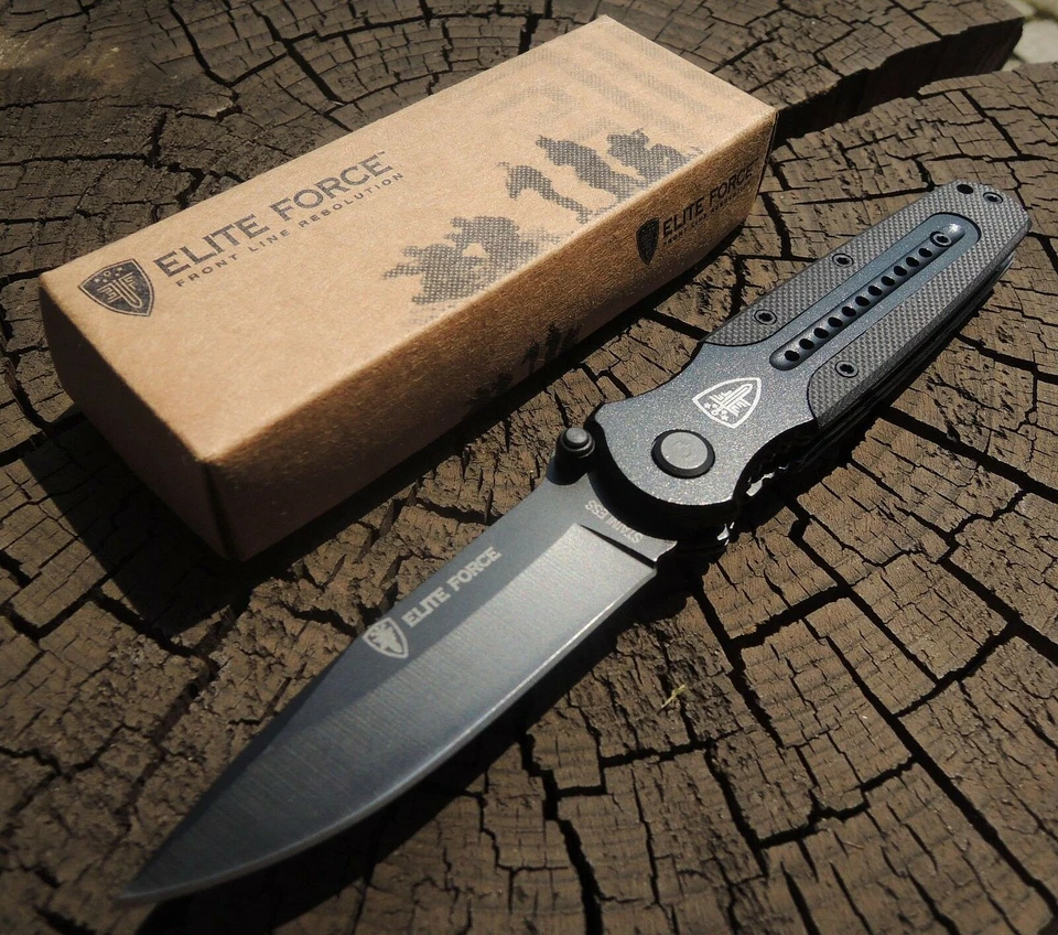 Elite Force EF103 Messer Taschenmesser Spearpoint Klinge Linerlock 420 Stahl - Bild 2 von 4