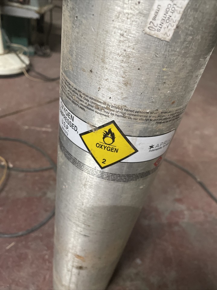 Empty Compressed Oxygen Tank eBay