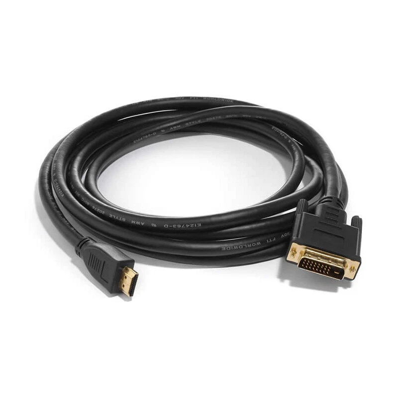 DVI To HDMI Cable Converter 3M 3 Meter 10Ft 10F For HDTV Computer - Image 3 of 3