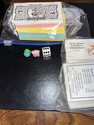 MONOPOLY POKEMON VINTAGE 1999 BOARD GAME Missing Some Players and Not Complete - Picture 4 of 5