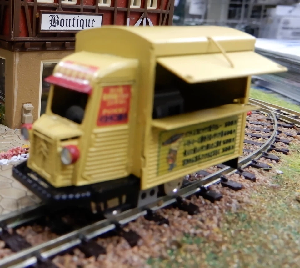 HOn30/HOe/HOn2-1/2 Citroen a scartamento ridotto Food Truck Kit H0e Locomotiv... - Immagine 2 di 4