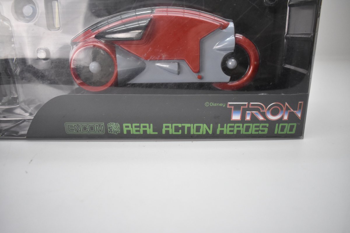 Medicom Toy Disney TRON Real Action Heroes 100 Red Light Cycle 