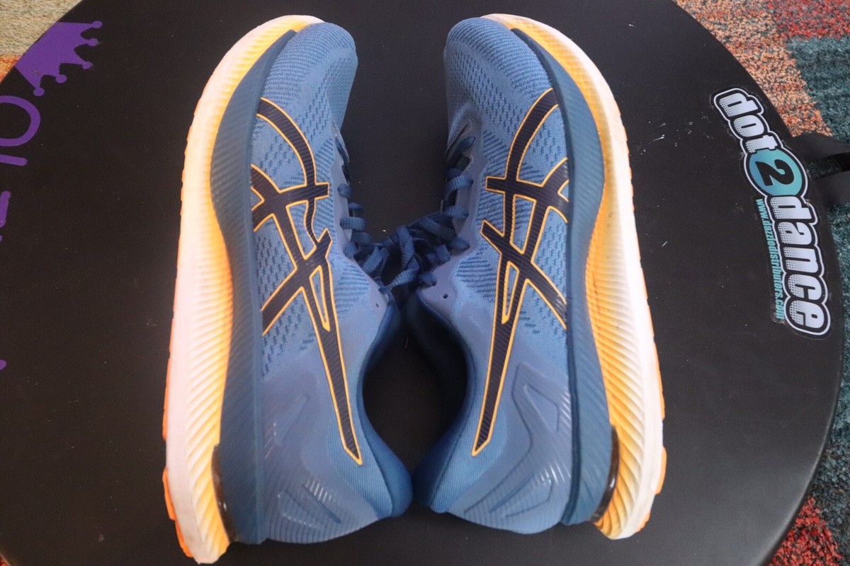 Asics Glideride grey Floss/ Blue Men Road Running Shoe Size  display picture 1