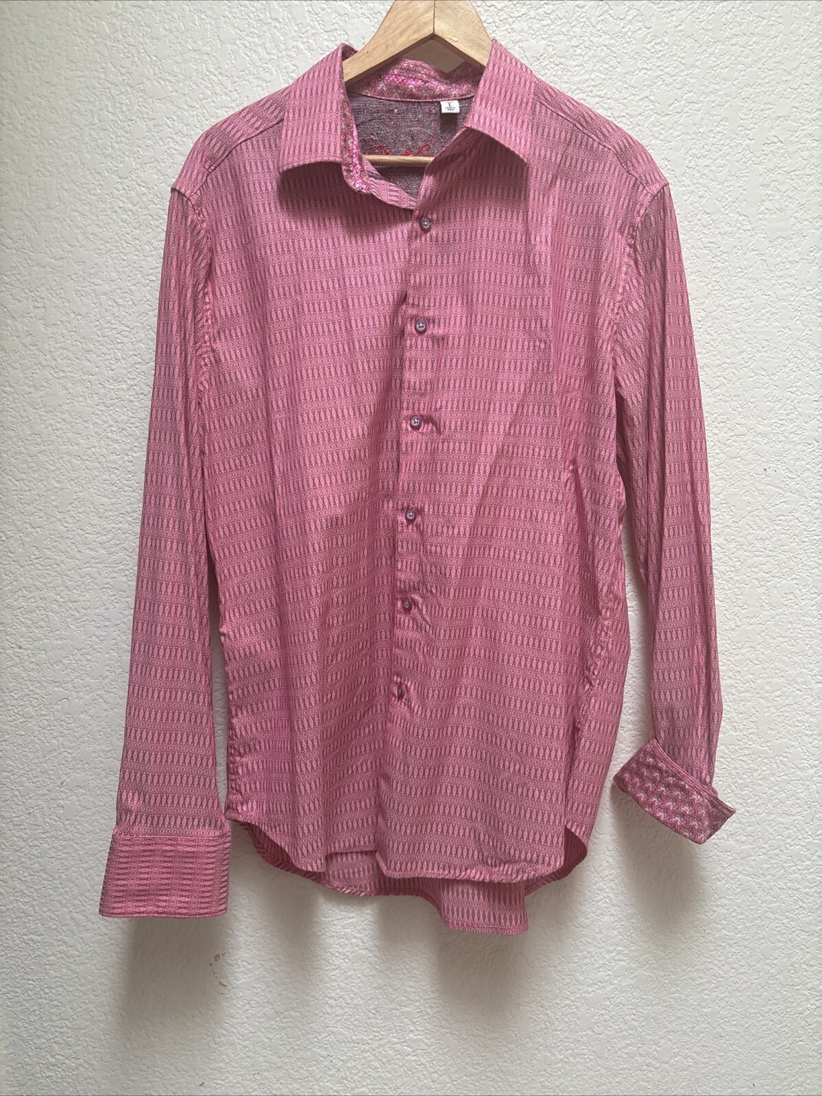 Robert Graham Diamond Button Down Long Sleeve Shi… - image 2