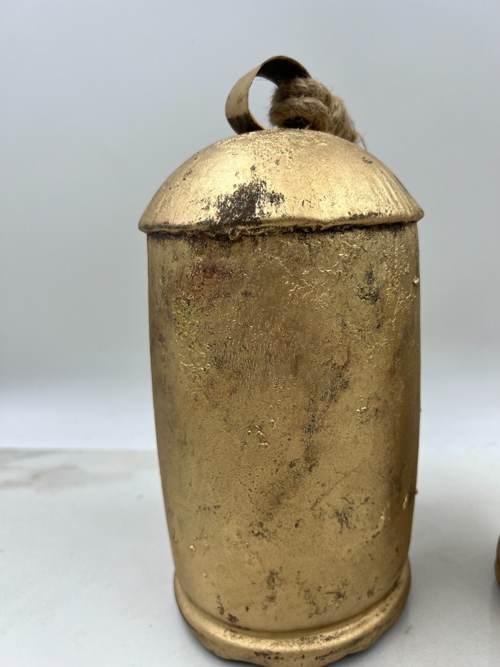 Harmony Cow Bells Vintage Handmade Rustic Christmas Bell Home Set of 3