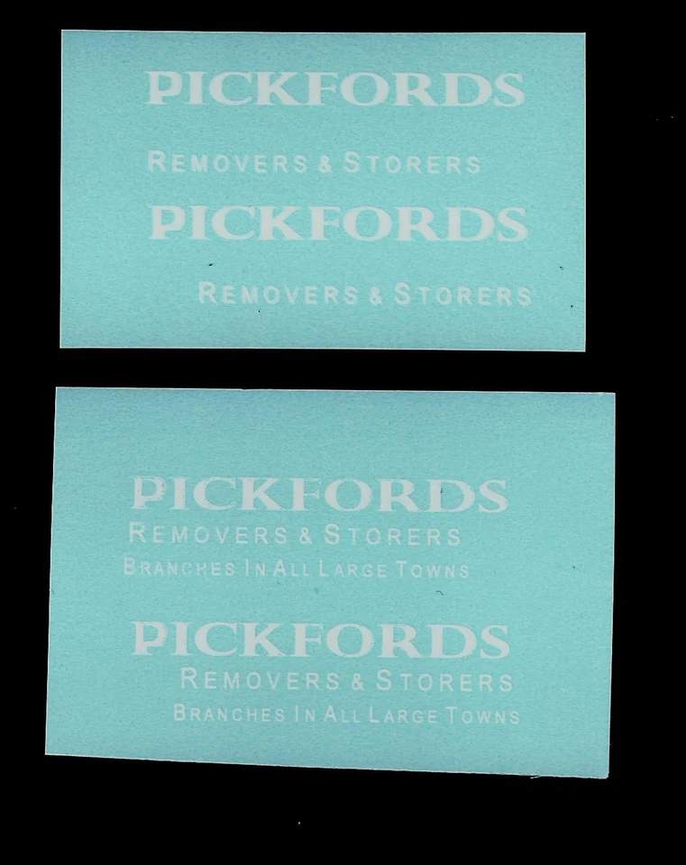 MATCHBOX TRANSFERS/DECALS - 46b GUY PICKFORDS 2 & 3 LINE