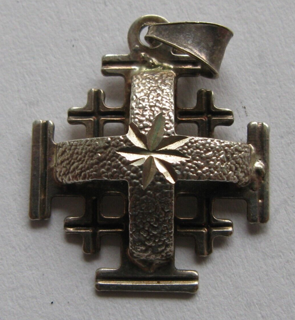 ZALDI2010 - CRUZ DE JERUSALEN . 1,92 gramos/19 mm . PLATA