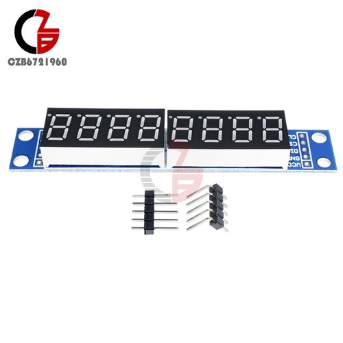 MAX7219 8-Digit LED Display Red 7 Segment Digital Tube For Arduino Raspberry Pi - Picture 7 of 14