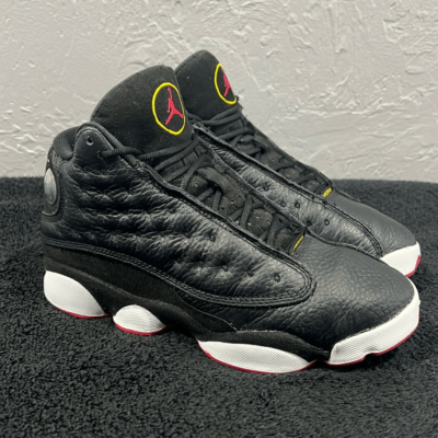Nike AIR JORDAN 13 Retro Playoff GS Black Red Bred Size 4.5Y 