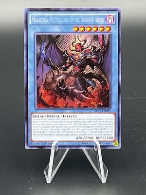 Malacoda, Netherlord of The Burning Abyss SECE-EN085 Secret 1st Edition NM