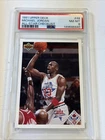 Michael Jordan 1991 Upper Deck All Star Checklist Bulls Basketball Card 48 PSA 8