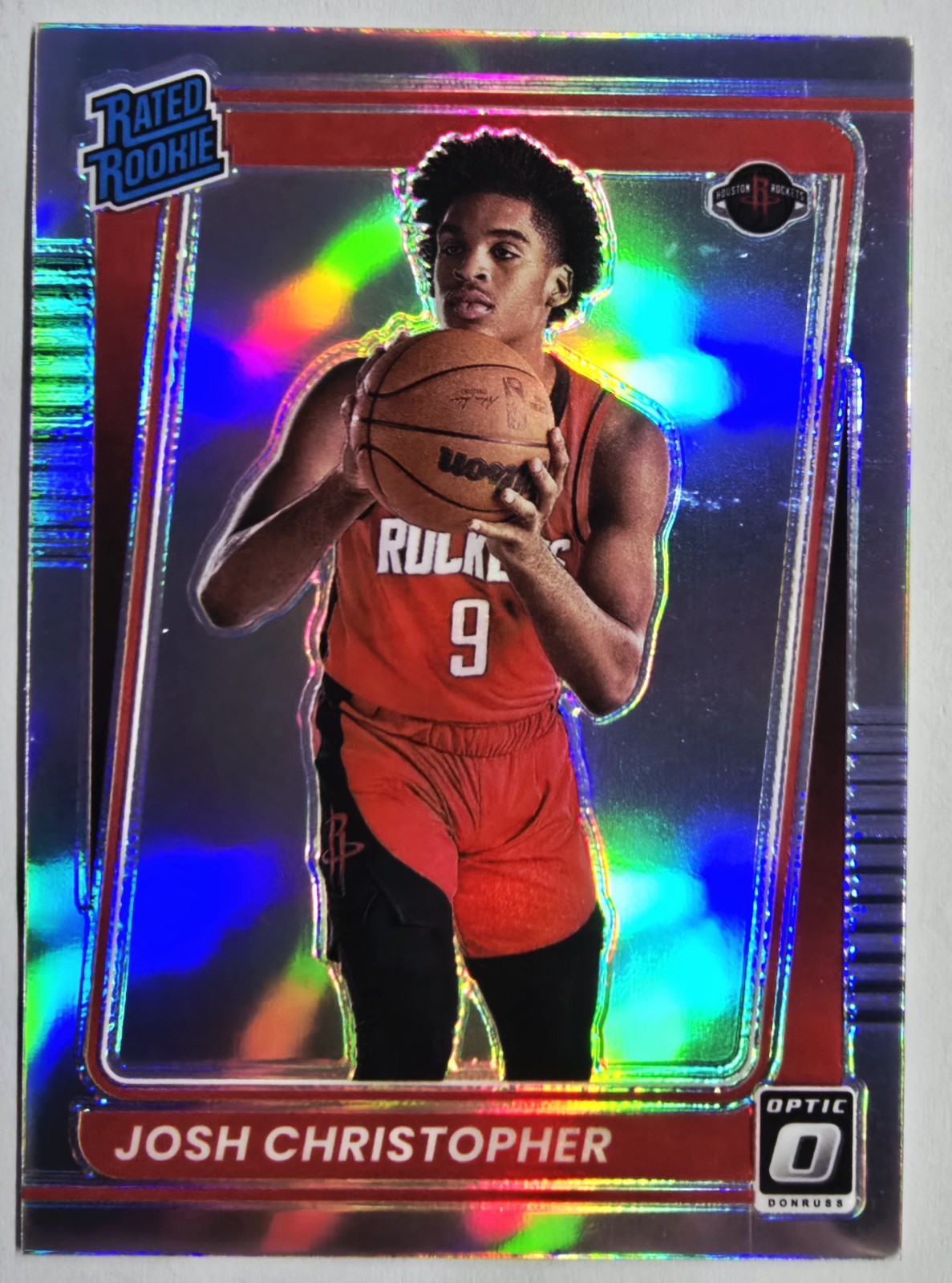 2021-22 Panini Donruss Optic Rated Rookie Holo Prizm #200 Josh Christopher RC ✨️