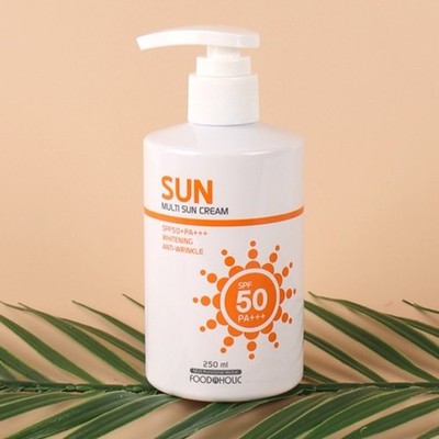 FOODAHOLIC Multi Sun Cream 250ml SPF50+ PA+++ UV Sunscreen Korean Cosmetics NEW