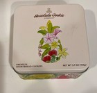 Honolulu Cookie Co Empty Box Watercolor Floral Tin W/Lid 2x4.25x4.25” Pineapple  — photo 2