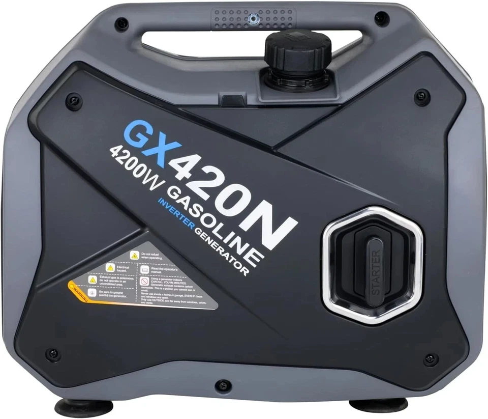 Casa rodante Pulsar 4200W silenciosa portátil inversor de gas generador y respaldo para el hogar listo GX420N Foto 3 de 4