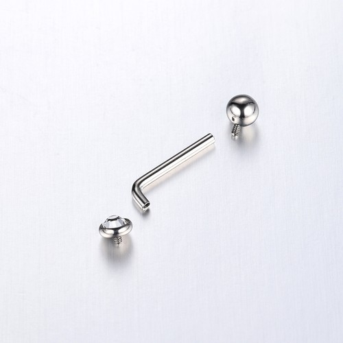 1 Pc 14G Titanium Crystal Christina Piercing VCH Piercing Women Genital Jewelry - Picture 15 of 19
