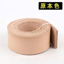 4mm thick Genuine Veg Tan Cowhide Leather Strip Bag Strap Belt Blanks Top-Grain