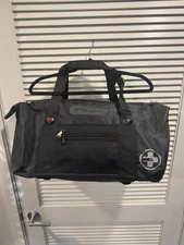 Ralph Lauren~Mens RLX Xtreme Waterproof Duffel Bag- Tizip O-Range Black