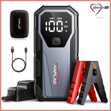 8000A Auto Starthilfe Powerbank 21800mAh 12V f&uuml;r PKW Grau mit LED Licht ANFLAG