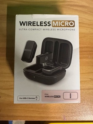 Rode Wireless Micro Ultra-Compact Microphone with USB-C Pink New