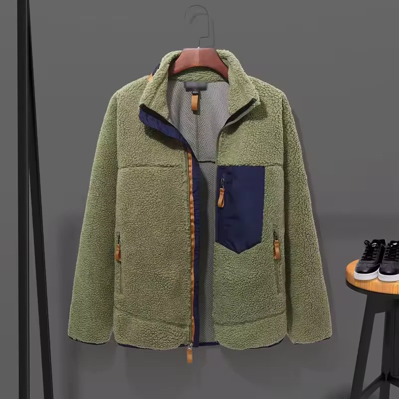 Unisex Fleece Jacket Thickened Warm Oversized Outdoor Winter Zip Up Coat
Opens in a new window or ta
