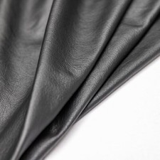 POLSTERLEDER Schwarz Semi-Anilin | Soft Touch Echtleder Rindsleder | 0,9–1,1 mm