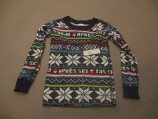 Hanna Andersson Size 5 Boys Winter Print 100 Organic Cotton Knit Pajama Top 931