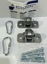 Heavy Duty Swing Hangers For Wooden Beams - 2 Pack Stainless Steel