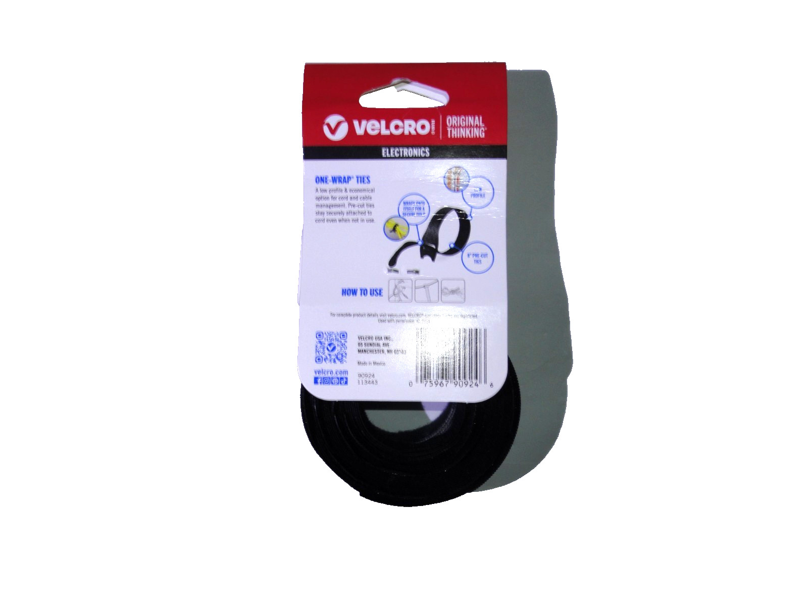 Velcro- One Strap Ties, Self Gripping 50 Ties, 8 in. x 1/2 in.