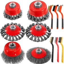 4 1/2" Wire Wheel For Angle Grinder Wire Brush For Grinder 4" & 3 Inch Knotted