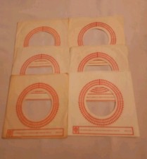 45 RPM 7" RECORD SLEEVES CO. SLEEVE 6 PACK SEE PHOTOS Warner Brothers SLV325 
