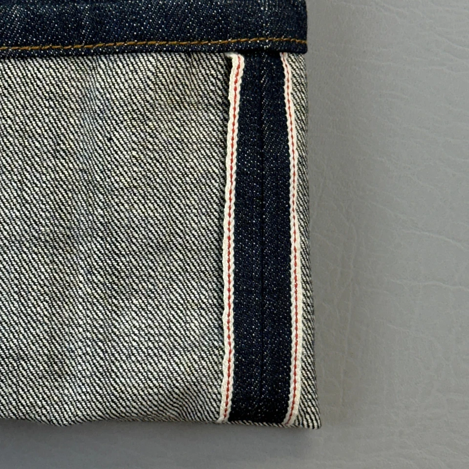 Vintage Rocawear Jeans Mens 38x32 Dark Wash Selvage Denim Button Fly Hip Hop Y2K - Image 2 of 4