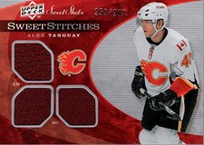 2007-08 Sweet Shot Sweet Stitches Triples #SSTAT Alex Tanguay Jersey /299 - HKY
