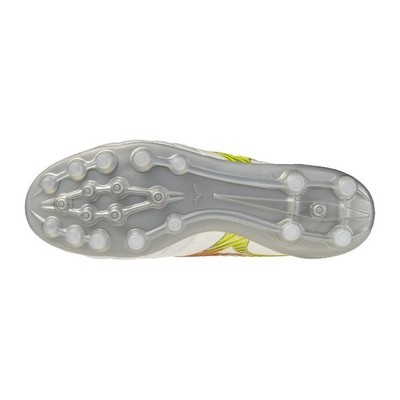 MIZUNO Soccer Cleats MORELIA NEO V β JAPAN AG White Pearl/Orange