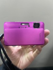 Sony DSC-TX10 Cyber Shot 10.2MP 4x Optical Zoom Digital Camera Pink - 90 New