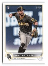 2022 Topps #140 Ivan Castillo  Rookie San Diego Padres RC