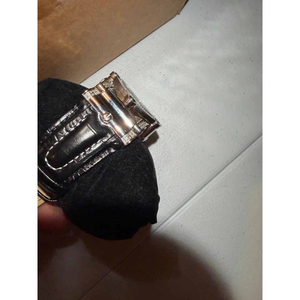 JBW 10th Anniversary Chronograph Watch Diamond Bezel MOP Dial Japan Movement - Image 4 of 4