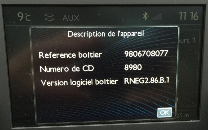 CD RT6 Firmware 2.86 Peugeot - Citroën - DS. - Imagen 3 de 4
