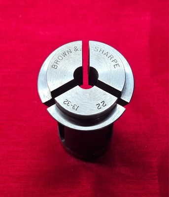 Brown & Sharpe #22 Collet 13/32'' Round, Automatic Screw Machine - Made in USA