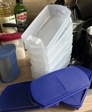 Tupperware 5 Eidgenossen plus je 350 ml - 3 Deckel