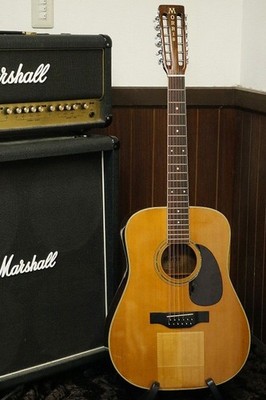 Rare 1980's Morris B-40 12 strings Acoustic Guitar  Andes Rosewood Made in Japan