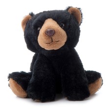 The Petting Zoo Bear Stuffed Animal, Gifts for Kids, Wild Onez Small, Black