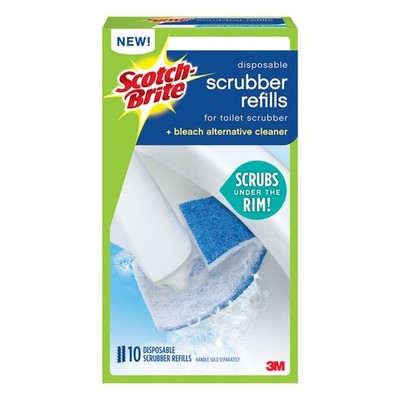 Scotch-Brite 558-RF-4 Clean Scent Powder Toilet Scrubber Refill Cleaner