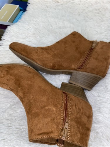 Old Navy Brown Ankle Boot Women 8 Preowned - Picture 5 of 6